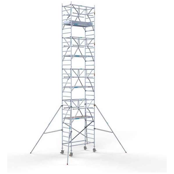 Rolsteiger Standaard 90x190 10,2m werkhoogte + dubbele voorloopleuning Rolsteiger Standaard 90x190 10,2m werkhoogte + dubbele voorloopleuning