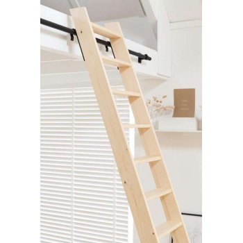 Houten steektrap |  grenen (meubelmakerstrap) - 18 treden (342 cm)