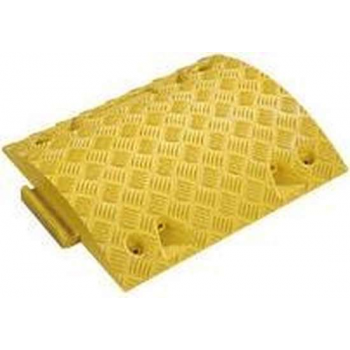 Middeldeel voor Tempo-Stopp-drempel, met verbindingsstuk, geel, pvc 420 x 500 x 50 mm Geel