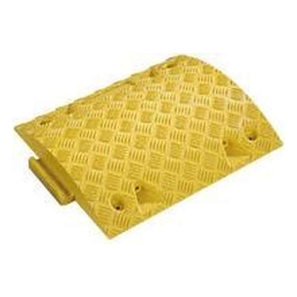 Middeldeel voor Tempo-Stopp-drempel, met verbindingsstuk, geel, pvc 420 x 500 x 50 mm Geel Middeldeel voor Tempo-Stopp-drempel, met verbindingsstuk, geel, pvc 420 x 500 x 50 mm Geel