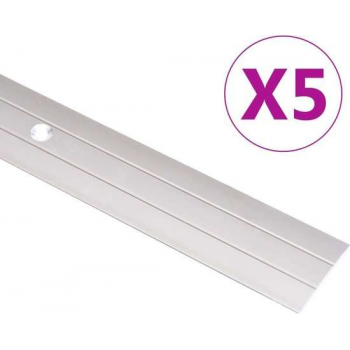 vidaXL Vloerprofielen 5 st 100 cm aluminium goudkleurig
