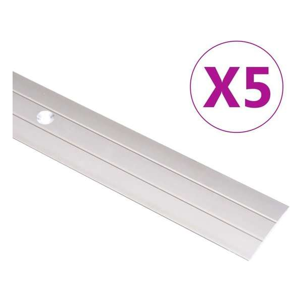 vidaXL Vloerprofielen 5 st 100 cm aluminium goudkleurig vidaXL Vloerprofielen 5 st 100 cm aluminium goudkleurig