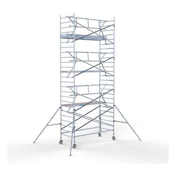 Rolsteiger Standaard 135x305 8,2m werkhoogte carbon vloer + enkele voorloopleuning Rolsteiger Standaard 135x305 8,2m werkhoogte carbon vloer + enkele voorloopleuning