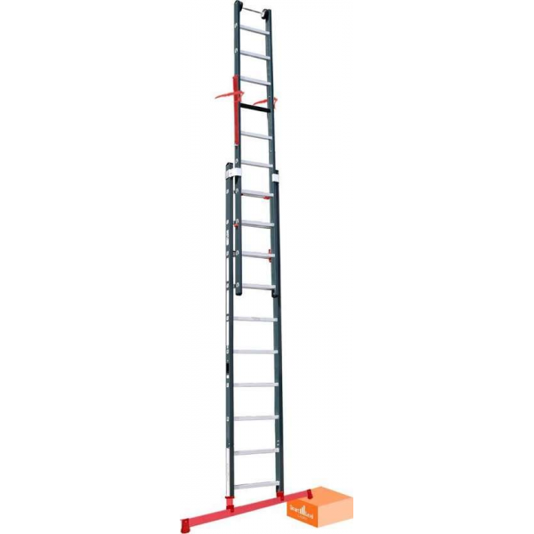Smart Level Ladder Premium met Top Safe Systeem 2 x 14 treden Smart Level Ladder Premium met Top Safe Systeem 2 x 14 treden