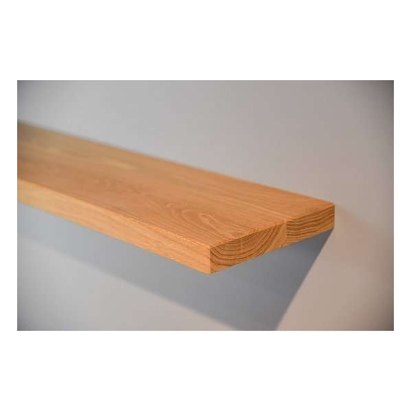 Zwevende wandplank eiken onbehandeld - 120x30x40 Zwevende wandplank eiken onbehandeld - 120x30x40