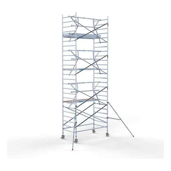 Rolsteiger Standaard 135x250 8,2m werkhoogte + enkele voorloopleuning Rolsteiger Standaard 135x250 8,2m werkhoogte + enkele voorloopleuning