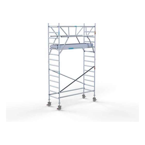 Rolsteiger Standaard 90x250 5,2m werkhoogte + dubbele voorloopleuning Rolsteiger Standaard 90x250 5,2m werkhoogte + dubbele voorloopleuning