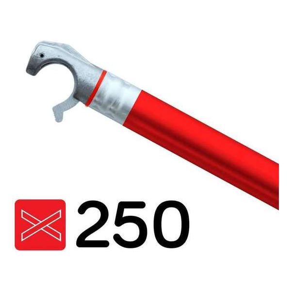 Rolsteiger diagonaal schoor 250 cm rood Rolsteiger diagonaal schoor 250 cm rood