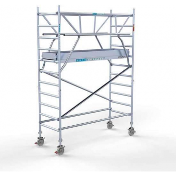 Rolsteiger Standaard 90x250 4,2m werkhoogte carbon vloer + dubbele voorloopleuning
