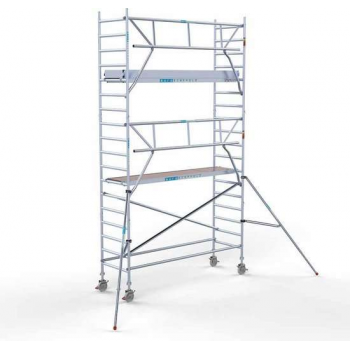 Rolsteiger Standaard 90x305 6,2m werkhoogte + enkele voorloopleuning