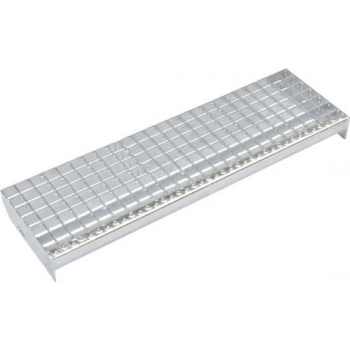 Traptreden 4 st 600x240 mm geperst gegalvaniseerd staal