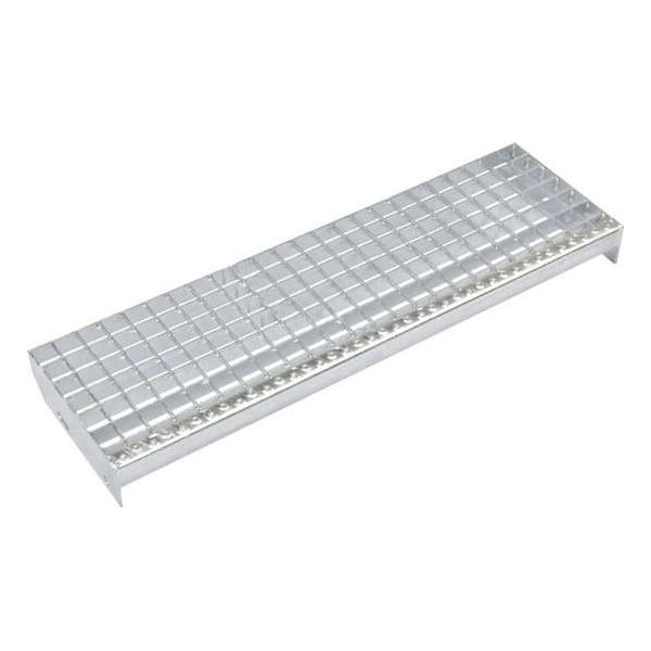 Traptreden 4 st 600x240 mm geperst gegalvaniseerd staal