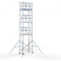 Rolsteiger Standaard 90x190 9,2m werkhoogte carbon vloer + dubbele voorloopleuning