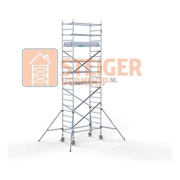 Rolsteiger Standaard 90x190 7,2m werkhoogte carbon vloer Rolsteiger Standaard 90x190 7,2m werkhoogte carbon vloer