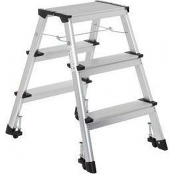 hjh OFFICE Solid IV | 3 treden - Klaptrap - Aluminium - Aluminium