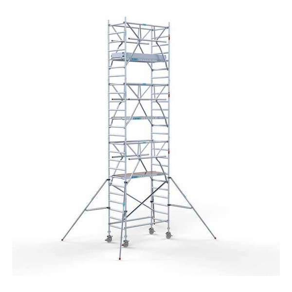 Rolsteiger Standaard 90x190 8,2m werkhoogte + dubbele voorloopleuning Rolsteiger Standaard 90x190 8,2m werkhoogte + dubbele voorloopleuning