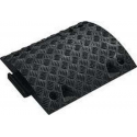 Middeldeel voor Tempo-Stopp-drempel, met verbindingsstuk, geel, pvc 420 x 500 x 50 mm Zwart