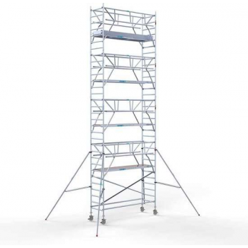Rolsteiger Standaard 90x305 10,2m werkhoogte carbon vloer + dubbele voorloopleuning