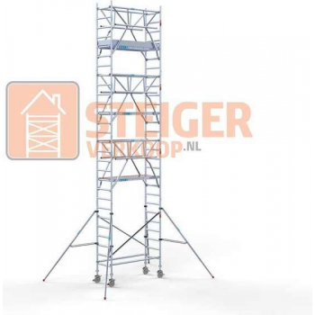 Rolsteiger Standaard 75x190 9,2m werkhoogte + dubbele voorloopleuning