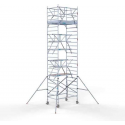 Rolsteiger Standaard 135x190 8,2m werkhoogte carbon vloer + dubbele voorloopleuning