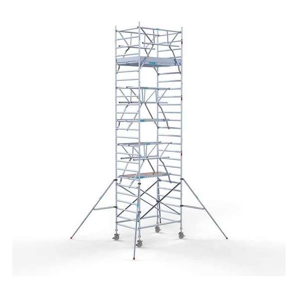 Rolsteiger Standaard 135x190 8,2m werkhoogte carbon vloer + dubbele voorloopleuning