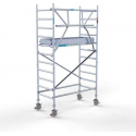 Rolsteiger Standaard 90x190 4,2m werkhoogte carbon vloer + enkele voorloopleuning