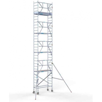 Rolsteiger Standaard 75x190 10,2m werkhoogte carbon vloer + enkele voorloopleuning