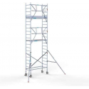 Rolsteiger Standaard 75x190 7,2m werkhoogte carbon vloer + enkele voorloopleuning