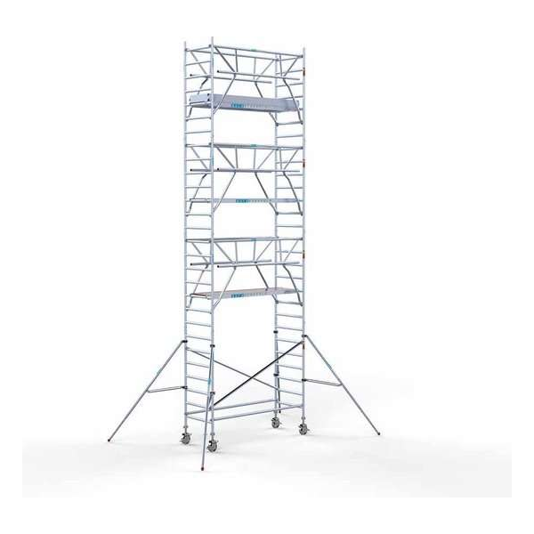 Rolsteiger Standaard 90x250 9,2m werkhoogte + dubbele voorloopleuning Rolsteiger Standaard 90x250 9,2m werkhoogte + dubbele voorloopleuning