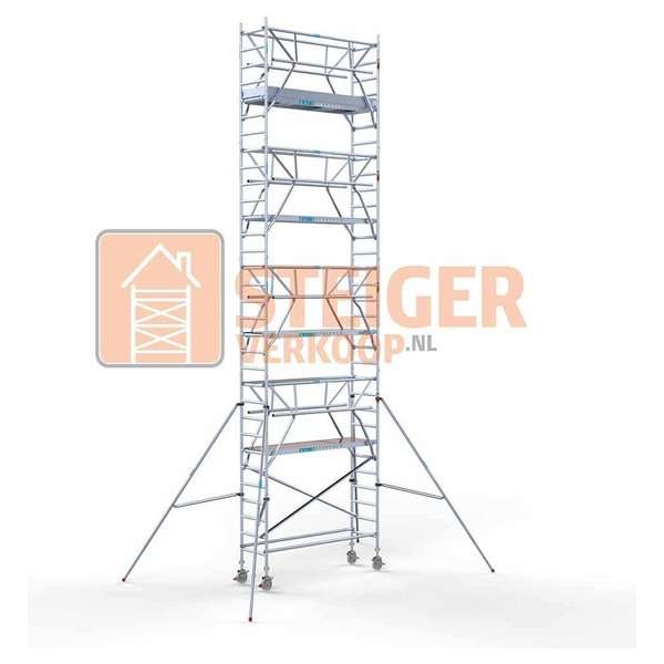 Rolsteiger Standaard 75x250 10,2m werkhoogte + dubbele voorloopleuning Rolsteiger Standaard 75x250 10,2m werkhoogte + dubbele voorloopleuning
