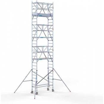 Rolsteiger Standaard 75x190 9,2m werkhoogte carbon vloer + dubbele voorloopleuning