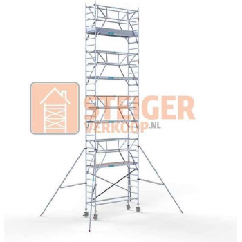 Rolsteiger Standaard 75x250 10,2m werkhoogte carbon vloer + dubbele voorloopleuning