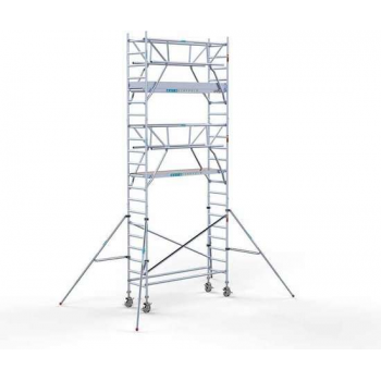Rolsteiger Standaard 75x250 7,2m werkhoogte carbon vloer + dubbele voorloopleuning
