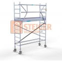 Rolsteiger Standaard 75x250 4,2m werkhoogte carbon vloer + enkele voorloopleuning