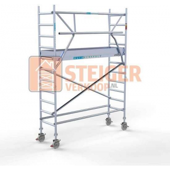 Rolsteiger Standaard 75x250 4,2m werkhoogte carbon vloer + enkele voorloopleuning