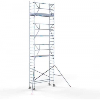Rolsteiger Standaard 75x250 9,2m werkhoogte carbon vloer + enkele voorloopleuning