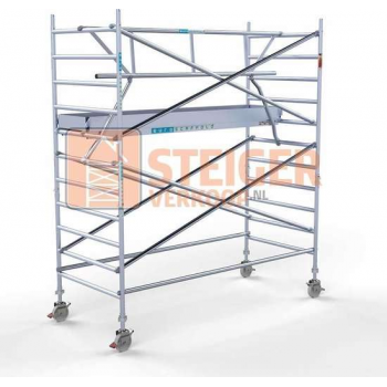 Rolsteiger Standaard 135x305 4,2m werkhoogte + enkele voorloopleuning