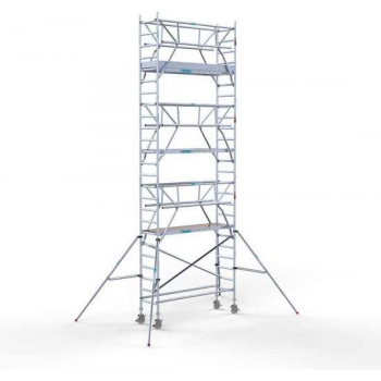 Rolsteiger Standaard 75x250 8,2m werkhoogte carbon vloer + dubbele voorloopleuning