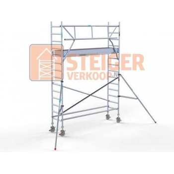 Rolsteiger Standaard 75x305 5,2m werkhoogte + enkele voorloopleuning