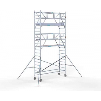 Rolsteiger Standaard 90x305 7,2m werkhoogte carbon vloer + dubbele voorloopleuning