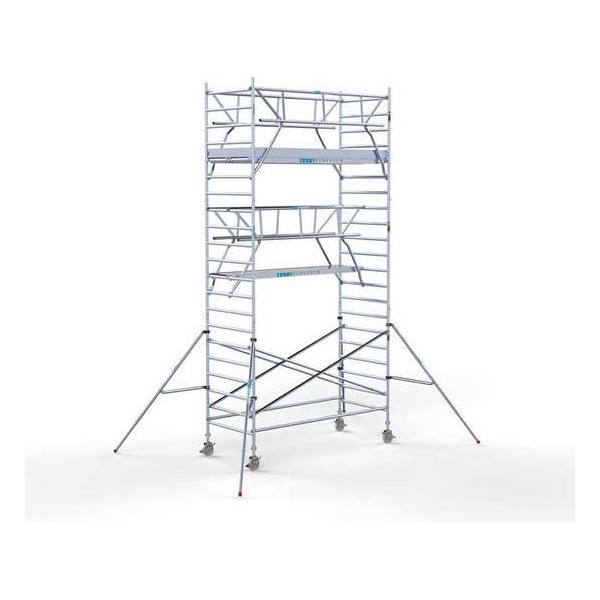 Rolsteiger Standaard 135x305 7,2m werkhoogte + dubbele voorloopleuning Rolsteiger Standaard 135x305 7,2m werkhoogte + dubbele voorloopleuning