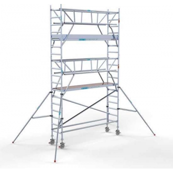 Rolsteiger Standaard 75x305 6,2m werkhoogte carbon vloer + dubbele voorloopleuning