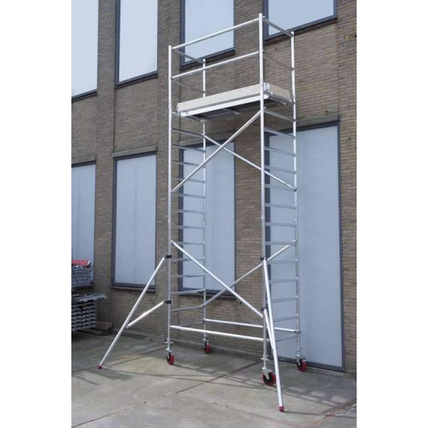 Rolsteiger Standaard 75x305 6,2m werkhoogte carbon vloer Rolsteiger Standaard 75x305 6,2m werkhoogte carbon vloer