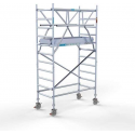 Rolsteiger Standaard 90x190 4,2m werkhoogte carbon vloer + dubbele voorloopleuning
