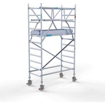 Rolsteiger Standaard 90x190 4,2m werkhoogte carbon vloer + dubbele voorloopleuning