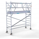 Rolsteiger Standaard 90x305 4,2m werkhoogte carbon vloer + dubbele voorloopleuning