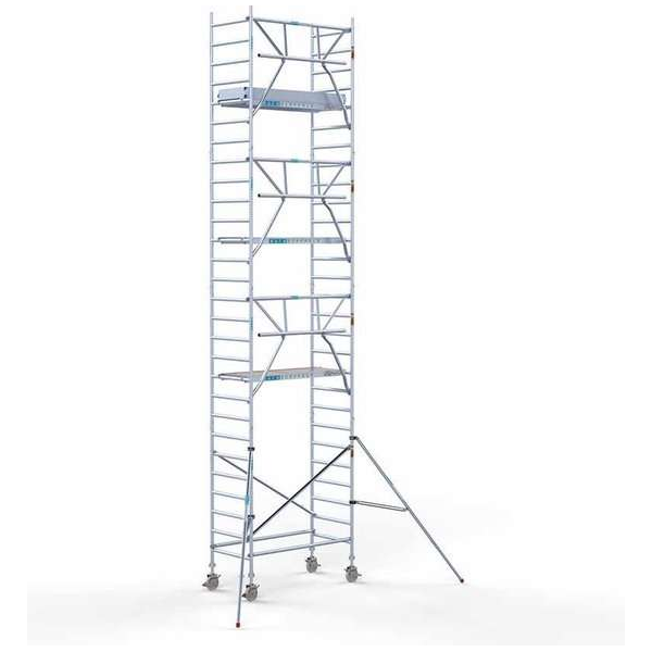 Rolsteiger Standaard 90x190 9,2m werkhoogte carbon vloer + enkele voorloopleuning
