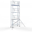 Rolsteiger Standaard 90x250 8,2m werkhoogte carbon vloer + enkelzijdig voorloopleuning