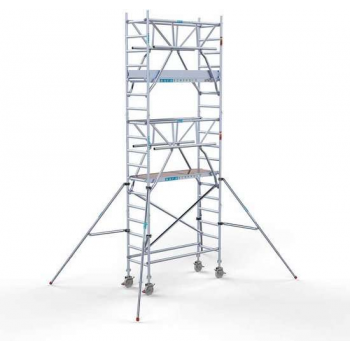 Rolsteiger Standaard 75x190 6,2m werkhoogte + dubbele voorloopleuning