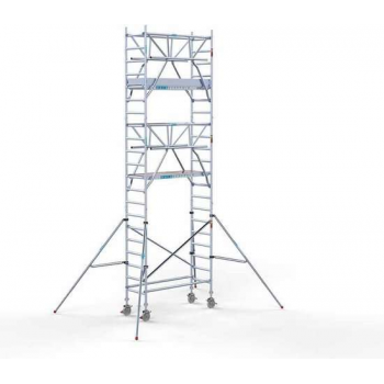 Rolsteiger Standaard 75x190 7,2m werkhoogte carbon vloer + dubbele voorloopleuning